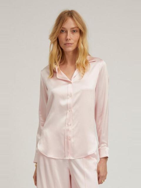 BALLET SILK FITTED BUTTON DOWN
