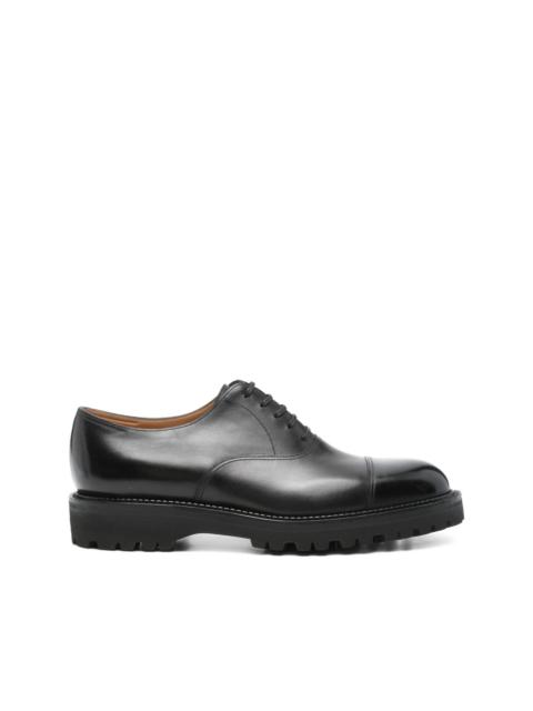 Council leather cap-toe Oxford shoes