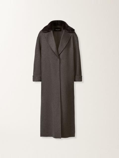Double-faced cashmere coat