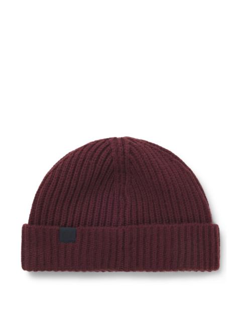 BECKHAM X BOSS BEANIE HAT IN VIRGIN WOOL AND CASHMERE