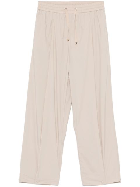 tapered-leg trousers