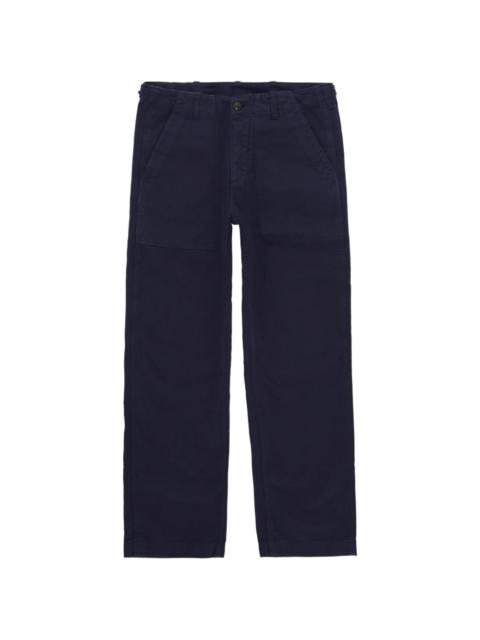 Newfatigue patch-pocket trousers
