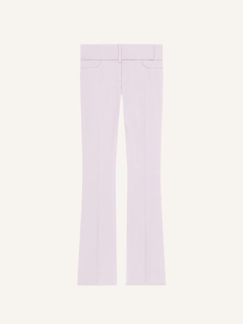 BELTED BOOTCUT PANTS