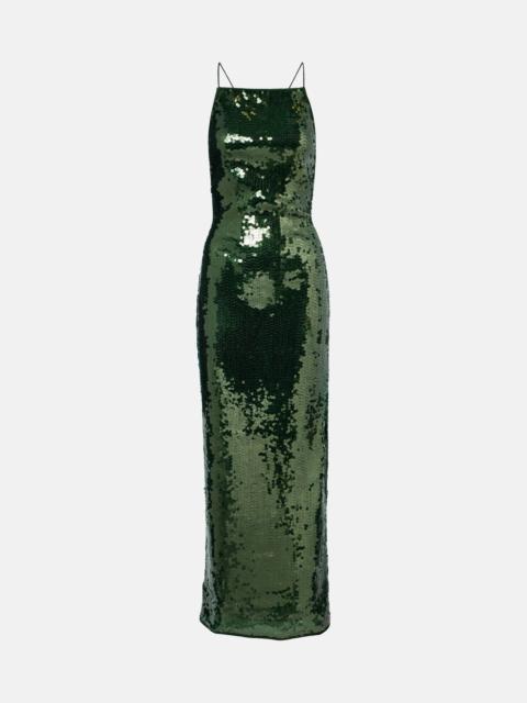 Marylin sequined maxi dress