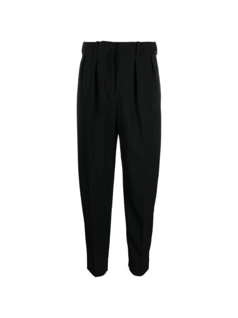 The Row Corby pleated wool tailored trousers | REVERSIBLE