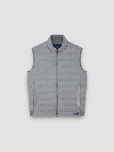 PADDED GILET IN WOOL AND CASHMERE
