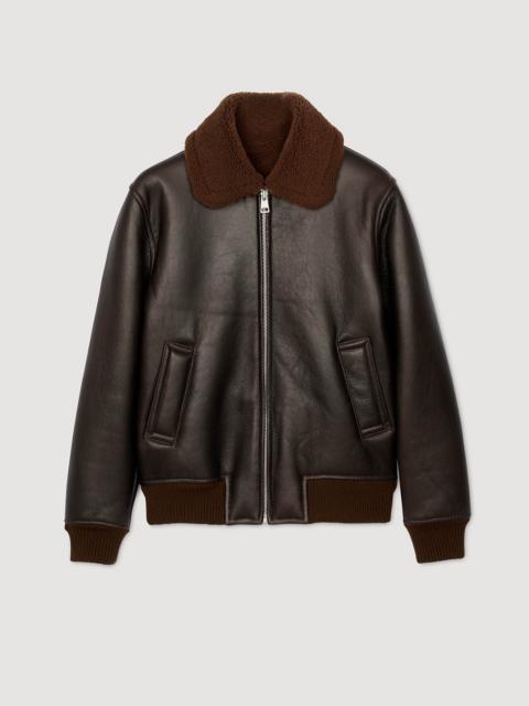 REVERSED LEATHER JACKET