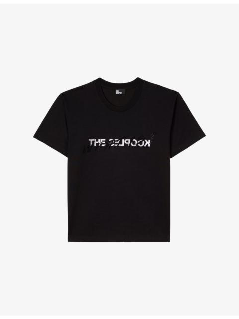 Logo text-print cotton T-shirt
