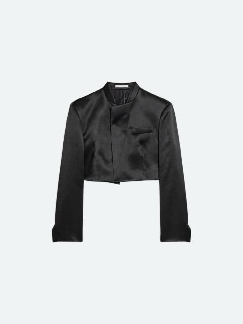 CROPPED SATIN BLAZER
