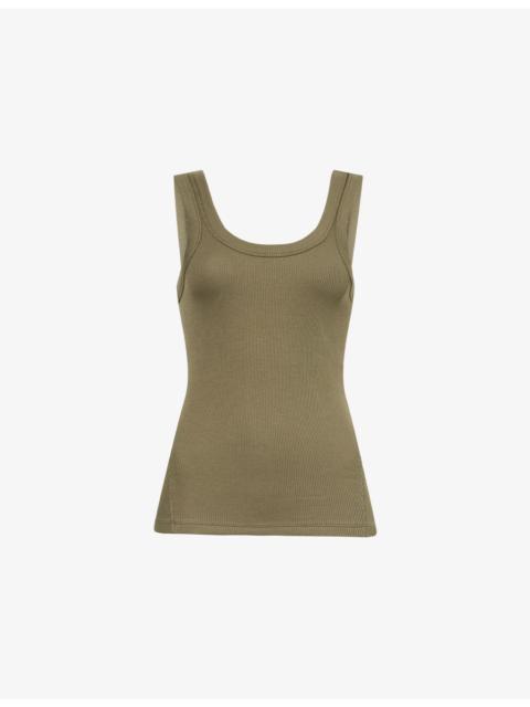 The Essential Stretch-Rib Cotton Tank Top