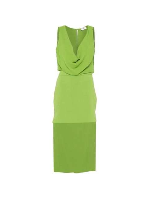 sleeveless asymmetric dress