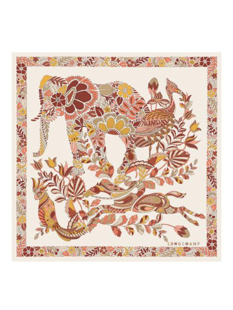 Forêt Longchamp Silk scarf 50 Honey - OTHER