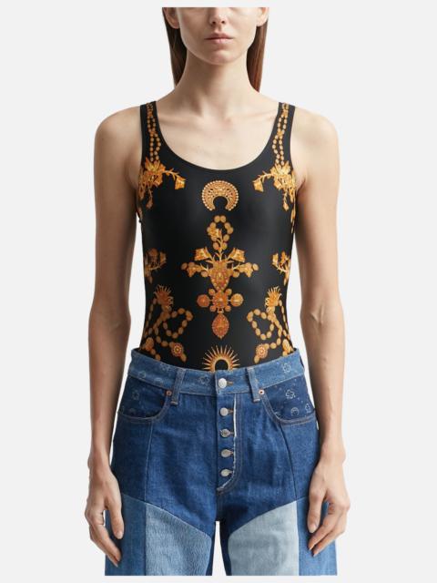 ORNAMENT JEWELRY SPORTY SWIMSUIT