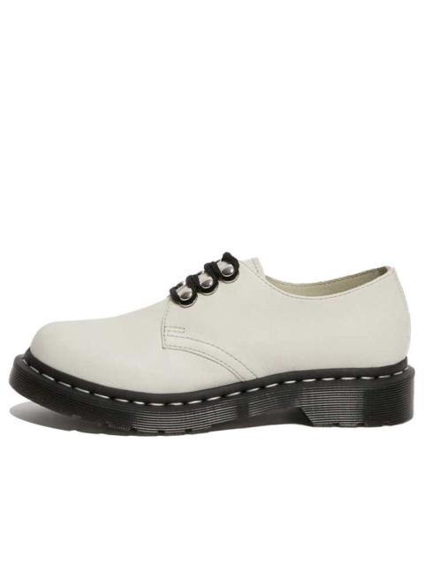 (WMNS) Dr. Martens 1461 Hardware Leather White 26102115