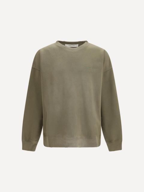 Journey unisex Crew neck in garment-dyed cotton fleece