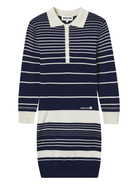 striped polo dress