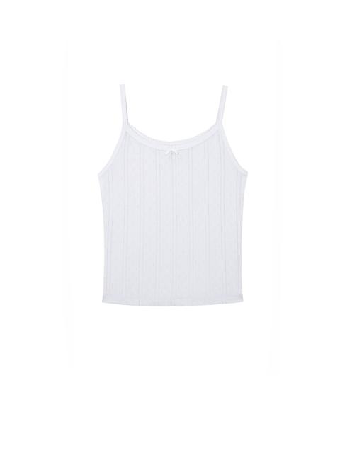 The Picot Tank Regular White