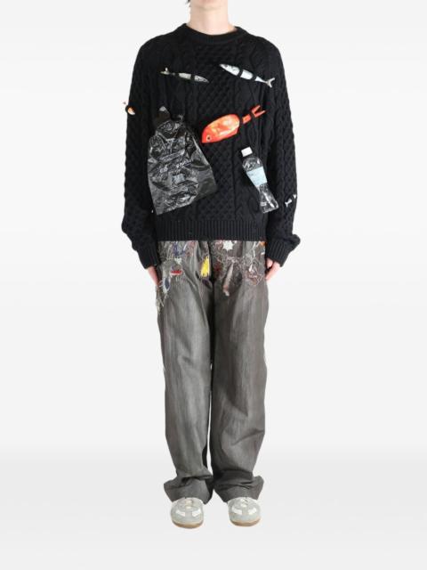 Caught In The Cable Fisherman sweater