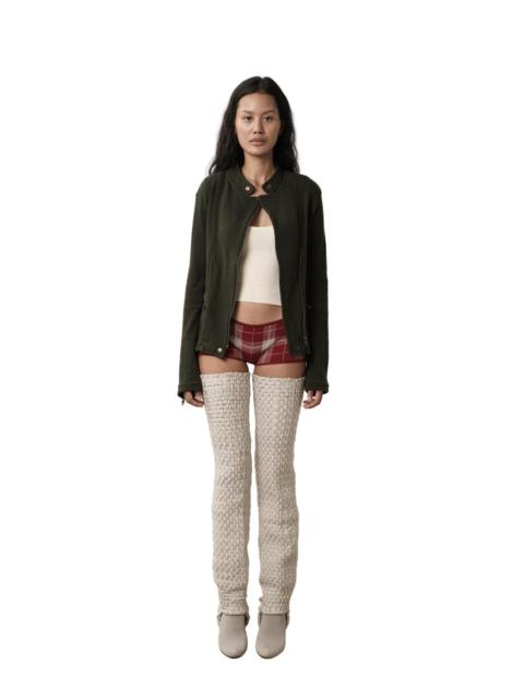 TARTAN SHORTS (RED/GREY)