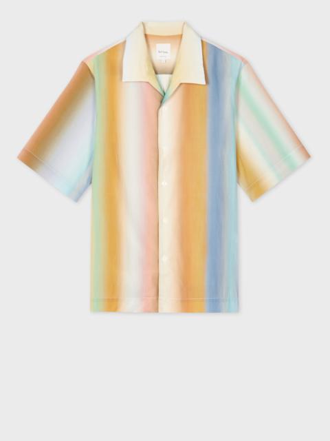 Oversized 'Smith Stripe' Lyocell-Cotton Shirt
