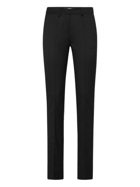 logo-plaque skinny trousers