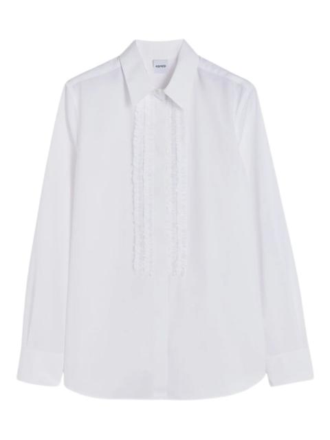 ruffled cotton shirt