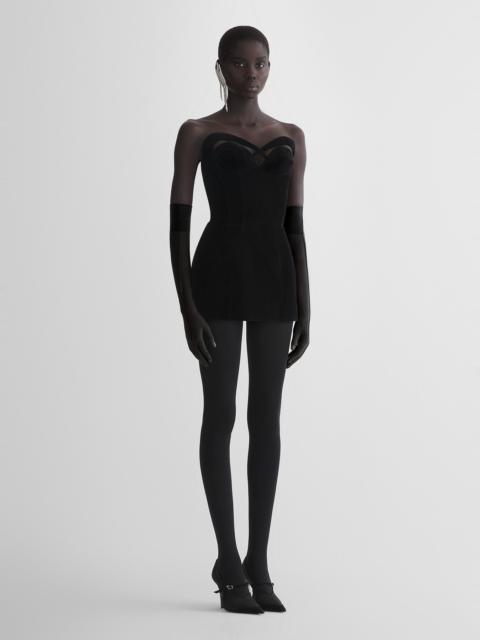 re/edit lingerie bustier dress