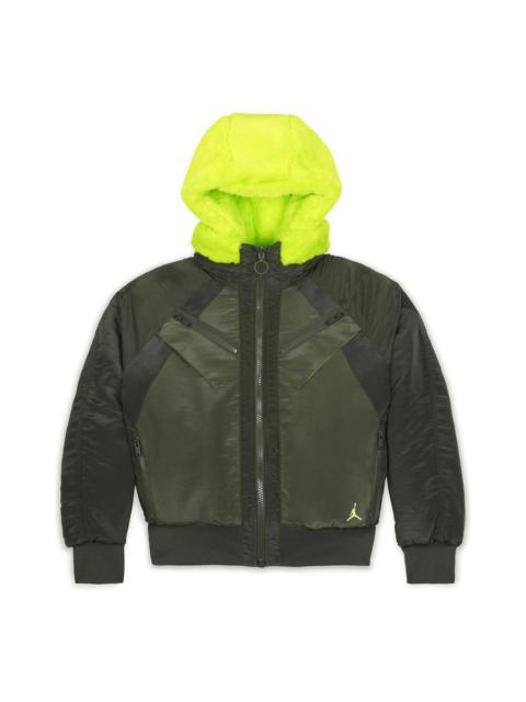 (WMNS) Air Jordan Reversible Bomber Jacket Asia Edition 'Green' CQ6658-325