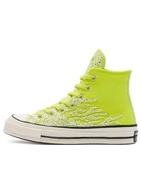 (WMNS) Converse Chuck 70 High 'Archival Glitter Flame - Lemon Venom' 569388C