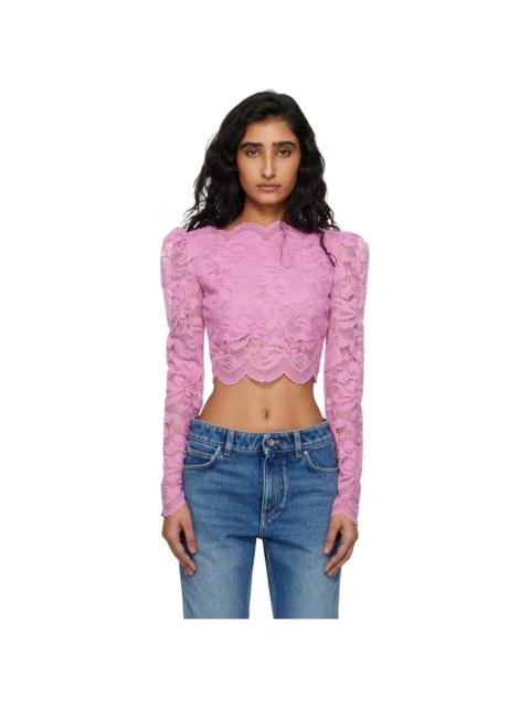 Pink Lace Top