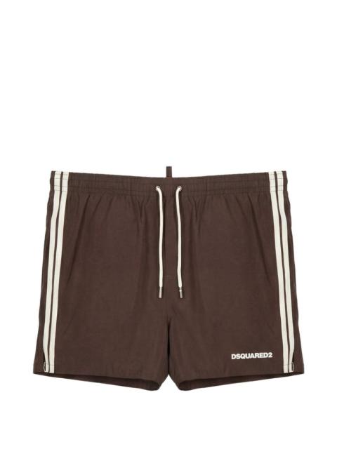 logo midi swim shorts