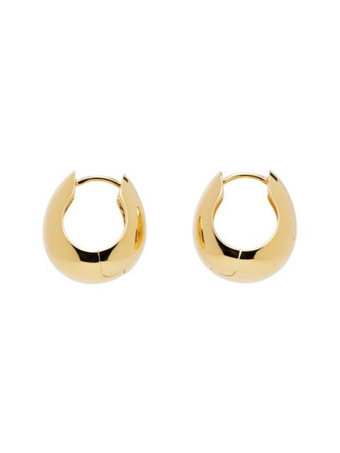 Gold Hinged Hoop Earrings