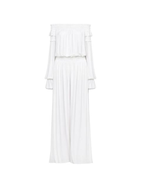 ruffled peasant trousers