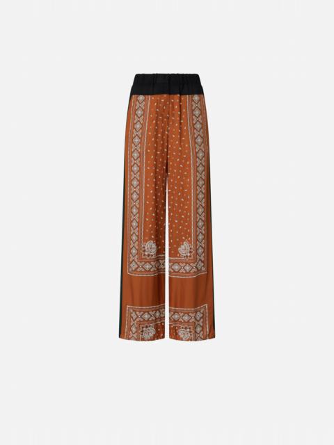 LOOSE LIGHT BANDANA PRINT TROUSERS
