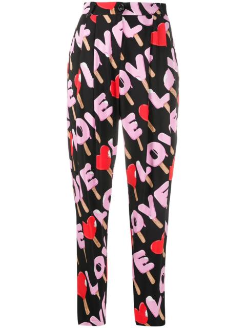 printed tailored trousers
