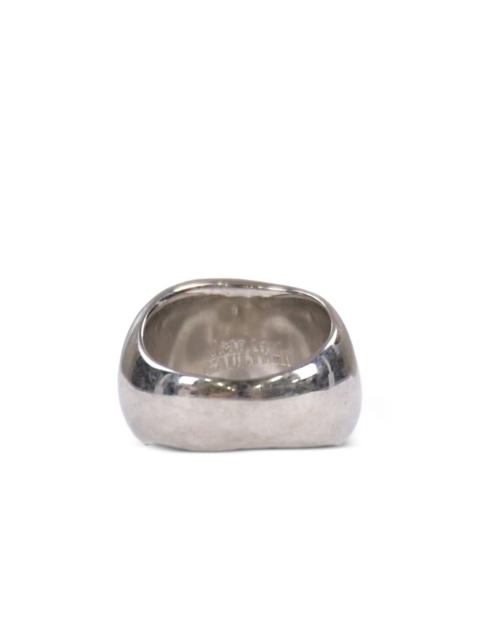 curved logo ring