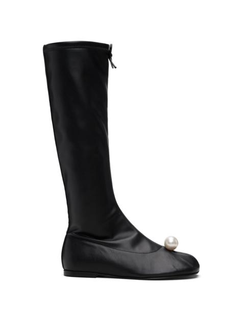 Black Pearl Sock Boots