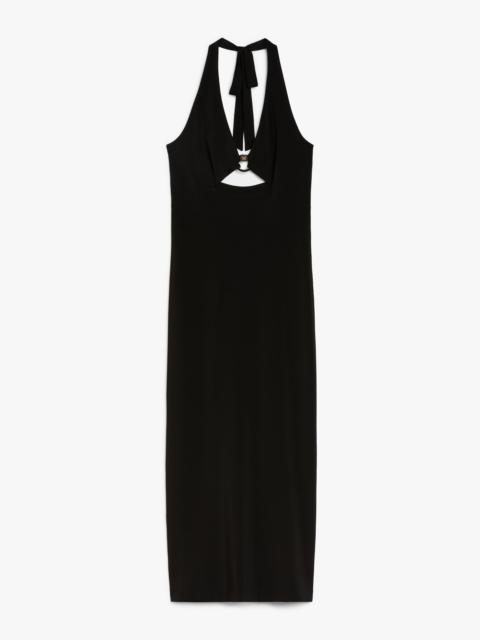 GHIOTTO Long crepe jersey dress