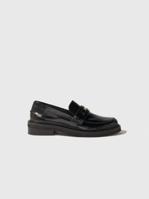 Leather loafers