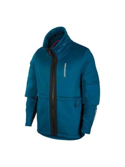 Air Jordan 23 MENS Engineered Fleeced Stand Collar Sports Jacket Blue BQ5766-347