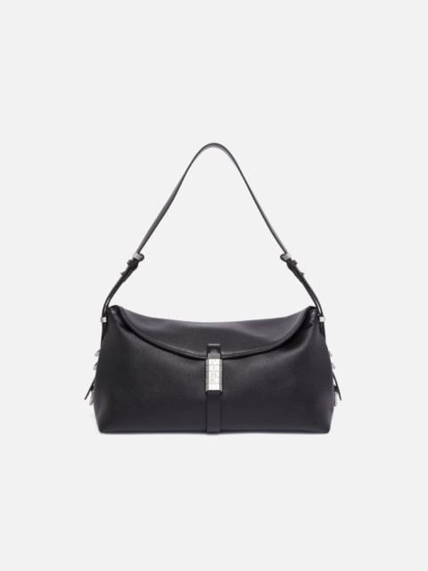 MEDIUM LEATHER SADDLE BAG SHOULDER BAG