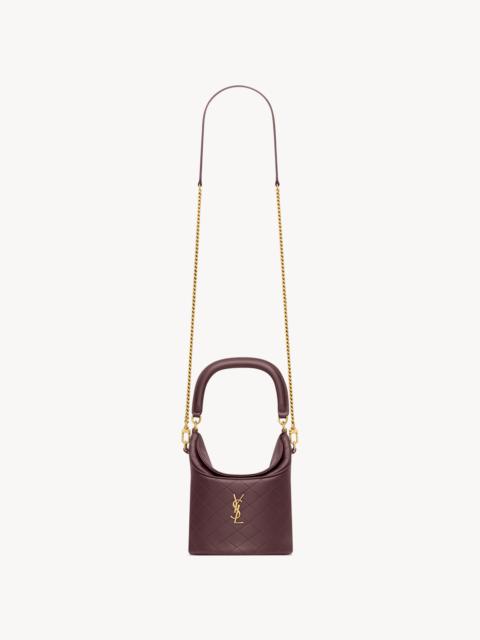 GABY BUCKET BAG IN LAMBSKIN