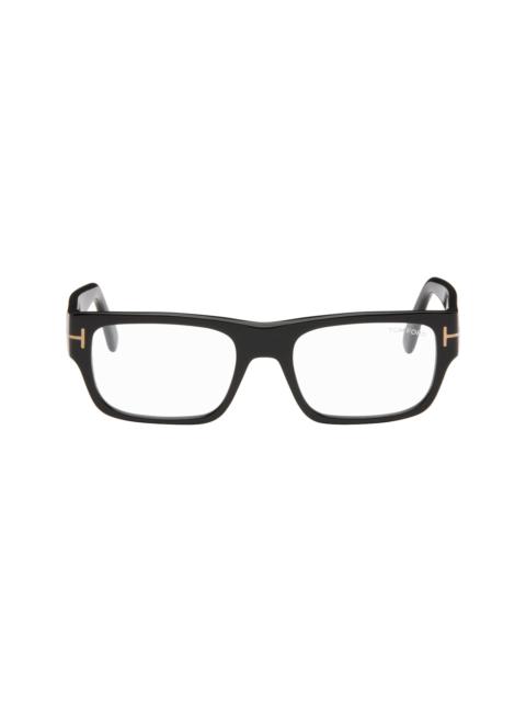 Black Rectangular Blue Light Glasses
