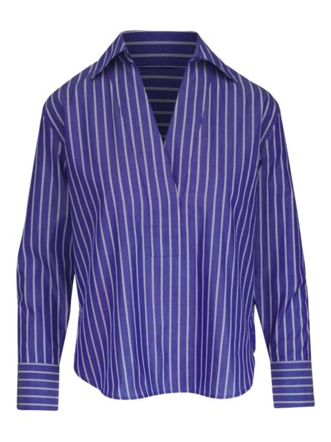 striped long-sleeve shirt