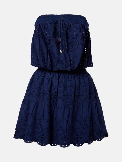 Colette cotton broderie anglaise minidress