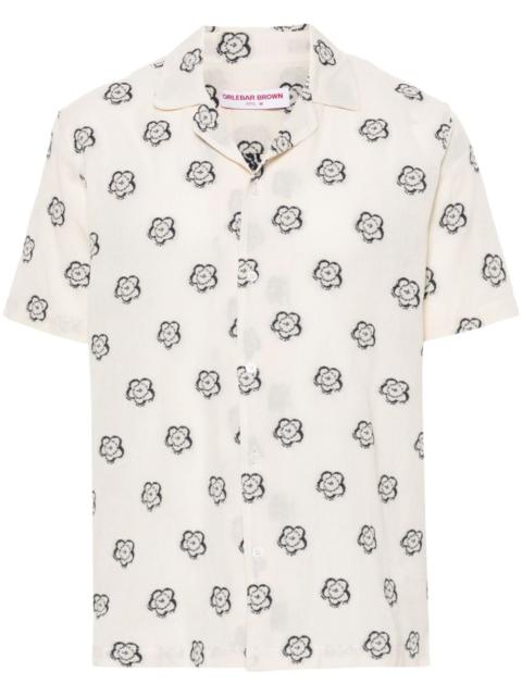 Marne floral embroidery shirt