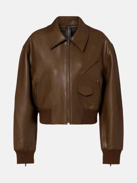 Cropped blouson