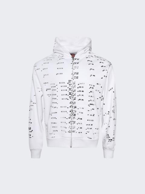 Acupuncture Hoodie White