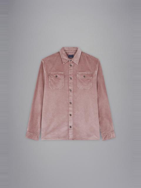 VELVET OVERSHIRT