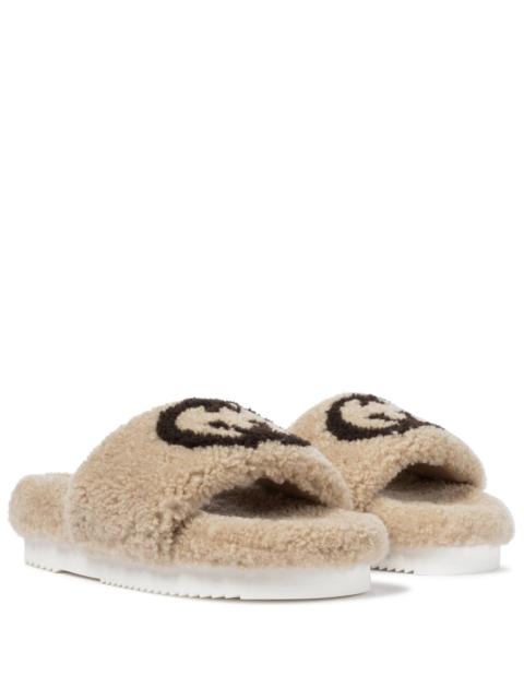 Women's slide sandal with Interlocking G